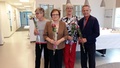 Vasemmalta: Marketta Hakonen, Rauni Mäki-Petäys, Lilja Lukkarinen 
ja Pertti Taivainen. Ruusujuhla 11.5.2017